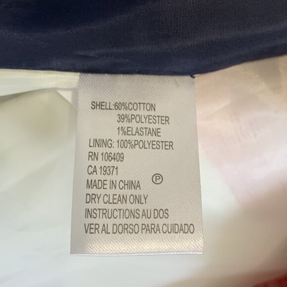 Tahari Women Tweed Stripe Long Blazer Size 6P Prtiotic Old Money Mid Length - Picture 8 of 10